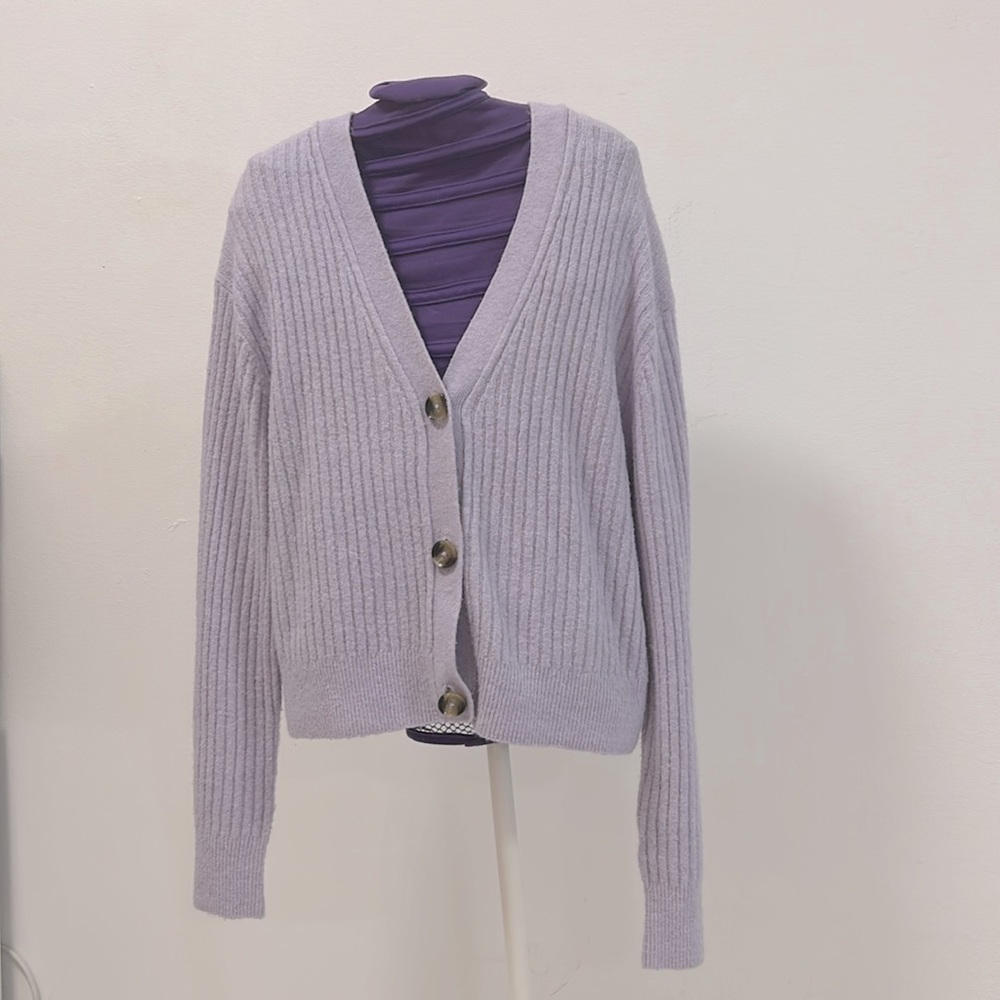 Lavender cardigan